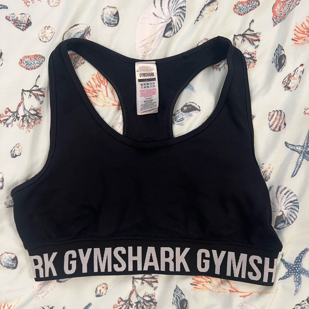Gymshark Black sport Bra size L